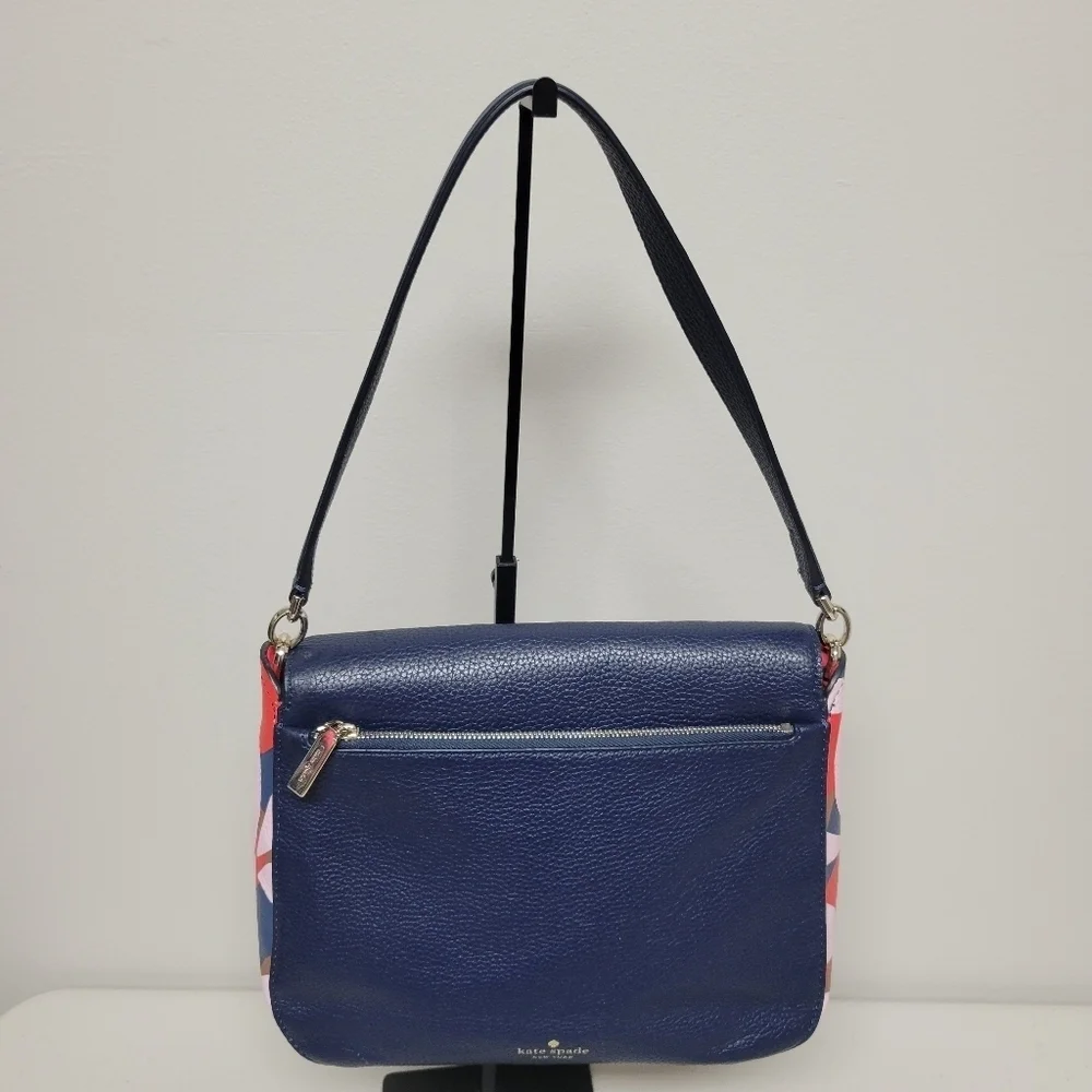 Kate Spade Kailee Medium Flap Tropical Toss Shoulder Bag.